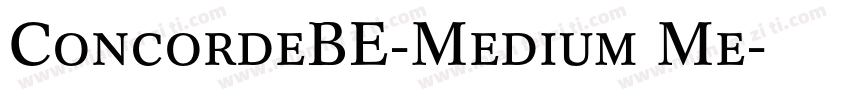 ConcordeBE-Medium Me字体转换